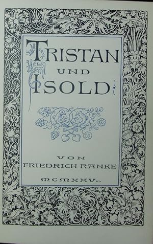 Bild des Verkufers fr Tristan und Isold. zum Verkauf von Antiquariat Bookfarm