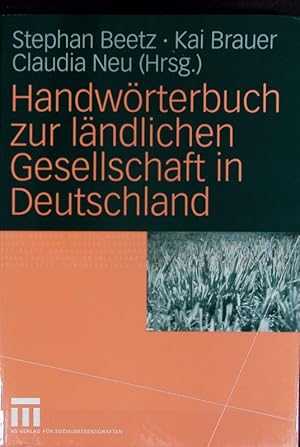 Seller image for Handwrterbuch zur lndlichen Gesellschaft in Deutschland. for sale by Antiquariat Bookfarm