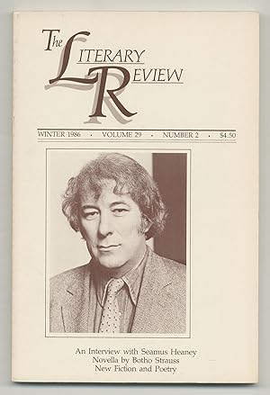 Bild des Verkufers fr The Literary Review - Volume 29, Number 2 - Winter 1986 zum Verkauf von Between the Covers-Rare Books, Inc. ABAA