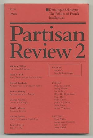 Bild des Verkufers fr Partisan Review - Volume LV, Number 2 - 1988 zum Verkauf von Between the Covers-Rare Books, Inc. ABAA