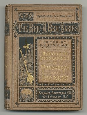 Bild des Verkufers fr Anecdote Biographies of Thackeray and Dickens zum Verkauf von Between the Covers-Rare Books, Inc. ABAA