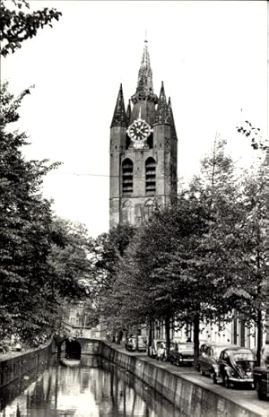 Imagen del vendedor de Ansichtskarte / Postkarte Delft S�dholland Niederlande, Toren van de Oude Kerk a la venta por akpool.de - akpool GmbH