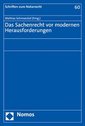 Immagine del venditore per Das Sachenrecht vor modernen Herausforderungen venduto da Rheinberg-Buch Andreas Meier eK