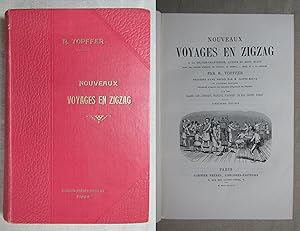 Imagen del vendedor de Nouveaux voyages en Zigzag. A la Grande-Chartreuse, autour du Mont Blanc. Cinqime dition. a la venta por Antiquariat Hanfgarten