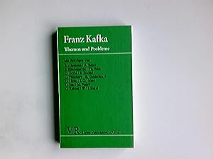 Bild des Verkufers fr Franz Kafka : Themen u. Probleme ; [Beitr. zu e. Kafka-Kolloquium, d. 1978 im Centre Universitaire du Grand Palais (Univ. de Paris, Sorbonne) stattfand]. mit Beitr. von Beda Allemann . Hrsg. von Claude David / Kleine Vandenhoeck-Reihe ; 1451 zum Verkauf von Antiquariat Buchhandel Daniel Viertel