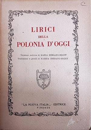 LIRICI DELLA POLONIA D'OGGI