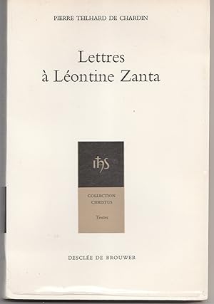 Lettres à Léontine Zanta