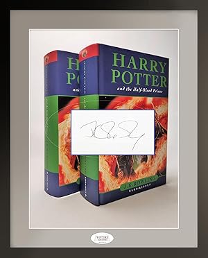 Harry Potter and the Half-Blood Prince with rare (1/10) J.K. Rowling signed Bloomsbury bookplate ...