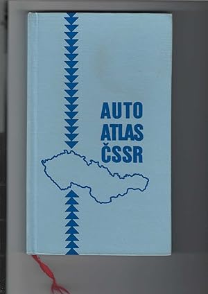 Autoatlas CSSR. Maßstab 1 : 400 000. Herausgegeben für die DDR. 59 Seiten mit Karten und Stadtplä...