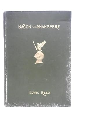 Bild des Verkufers fr Bacon vs. Shakespere : Brief for Plaintiff zum Verkauf von World of Rare Books