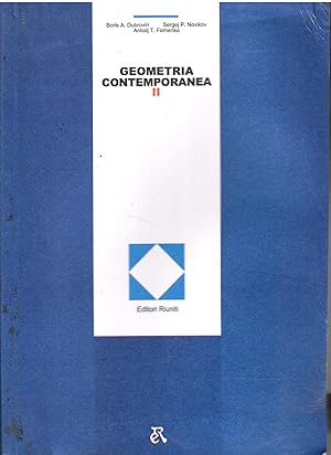 Imagen del vendedor de Geometria contemporanea. Metodi e applicazioni (Vol. 2) a la venta por Libreria sottomarina - Studio Bibliografico