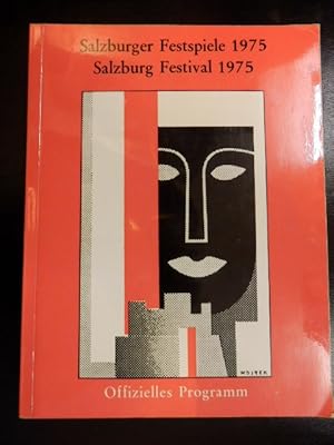 Salzburger Festspiele 1975 - Salzburg Festival 1975 - 26.VII. - 30. VIII. 1975 - Offizielles Prog...