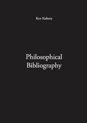 Bild des Verkufers fr Philosophical Bibliography zum Verkauf von Rheinberg-Buch Andreas Meier eK