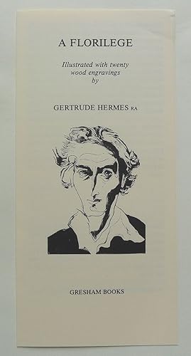 Seller image for A Florilege' Illustrated with twenty Wood Engravings by Gertrude Hermes. Prospectus. for sale by Roe and Moore