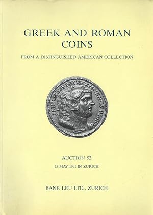 Bank Leu May 1991 Greek & Roman Coins