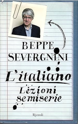 Immagine del venditore per L'italiano. Lezioni semiserie venduto da Libreria sottomarina - Studio Bibliografico