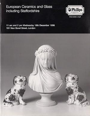 Phillips December 1996 European Ceramics & Glass inc. Staffordshire