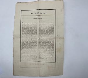Necrologia. Genova, 15 febbraio 1848. Genova ha perduto nel Marchese Marcello Luigi Durazzo un di...