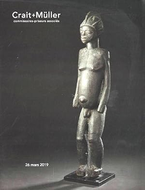 Crait+Muller March 2019 Pre-Columbian Art, African Arts From Oceania - Asian Art