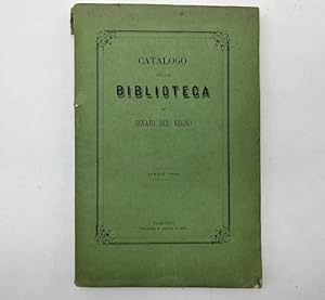 Catalogo della Biblioteca del Senato del Regno