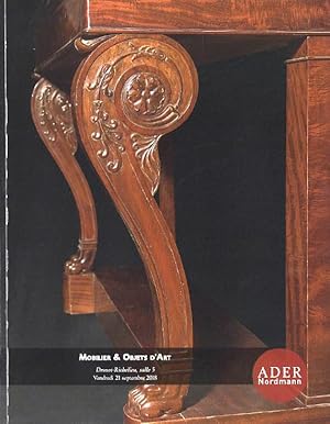 Ader Nordmann September 2018 French Furniture & Works of Art