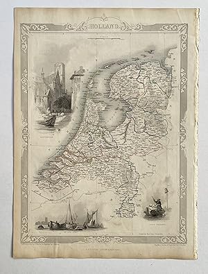 Bild des Verkufers fr Antique Map - Holland zum Verkauf von Picture This (ABA, ILAB, IVPDA)