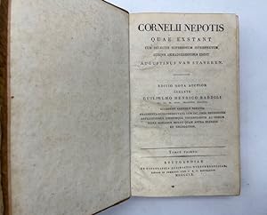 Cornelii Nepotis Quae exstant cum selectis superiorum interpretum suisque animadversionibus edidi...