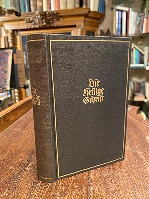 Imagen del vendedor de Die Bibel oder die ganze Heilige Schrift des Alten und Neuen Testaments nach der deutschen bersetzung D. Martin Luthers. Neu durchgesehen nach dem vom Deutschen Evangelischen Kirchenausschu genehmigten Text. Fr die Bergische Bibelgesellschaft, W.-Elberfeld, herausgegeben. a la venta por Antiquariat an der Stiftskirche