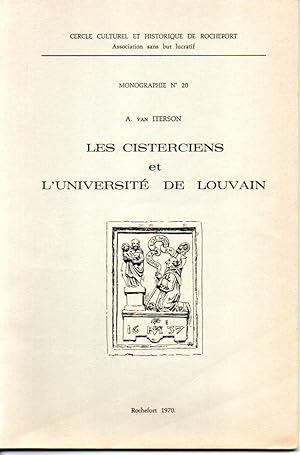 Les cisterciens et l'Université de Louvain