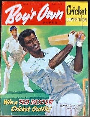 Imagen del vendedor de Boy's Own Paper May 1963 / H P Warrs "Bad Spirits" / Norman Baker "Fly-Fishing" / Ford Whitaker "Buffalo Fever" / Brian Glanville "The Goalkeeper Who Ate Cats" / Rex Harris "International Jazz Festival" / Charles Pittock "Arafura Incident" / Ian Balderstone "Motoring on Two Wheels" / Jack Cox "Camping in Comfort" a la venta por Shore Books