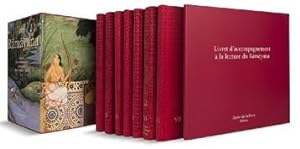 Image du vendeur pour Ramayana de Valmiki illustr par les miniatures indiennes du XVe au XIXe sicle --- 7 volumes relis pleine toile et 1 livret d accompagnement sous coffret illustr, mis en vente par Okmhistoire