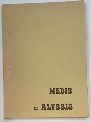 Image du vendeur pour Medis et Alyssio conte lyrique en 2 parties mis en vente par Librairie de l'Anneau