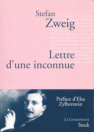 Seller image for Lettre d'une inconnue for sale by LIBRAIRIE GIL-ARTGIL SARL