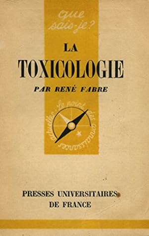 Bild des Verkufers fr La toxicologie 1948 / Fabre, Ren / Rf5484 zum Verkauf von Ammareal