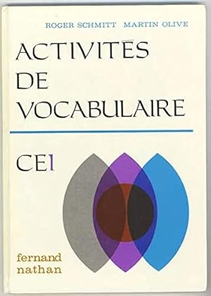 Immagine del venditore per Activits de vocabulaire C.E.1 venduto da Ammareal