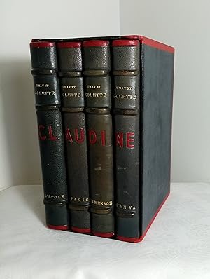 Image du vendeur pour Claudine  l'cole - Claudine  Paris - Claudine en mnage - Claudine s'en va (4 volumes dans un tui diteur) mis en vente par LES TEMPS MODERNES