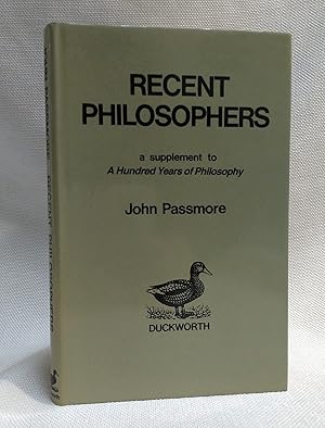 Immagine del venditore per Recent philosophers: A supplement to A hundred years of philosophy venduto da Book House in Dinkytown, IOBA