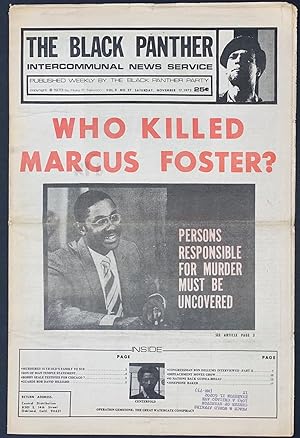 The Black Panther Intercommunal News Service. Vol. X no 27 (Saturday, November 17, 1973)