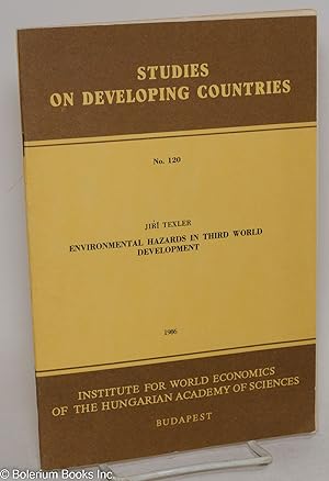 Seller image for Environmental Hazards in Third World Development for sale by Bolerium Books Inc.