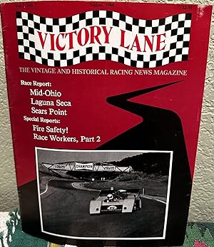Victory Lane The Vintage and Historic Racing News Magazine Vol. 1 No 5 August, 1986
