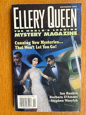 Image du vendeur pour Ellery Queen Mystery Magazine November 1998 mis en vente par Scene of the Crime, ABAC, IOBA