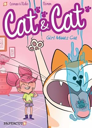 Imagen del vendedor de Cat & Cat 1 : Girl Meets Cat a la venta por GreatBookPrices