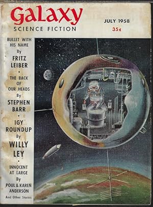 Imagen del vendedor de GALAXY Science Fiction: July 1958 a la venta por Books from the Crypt