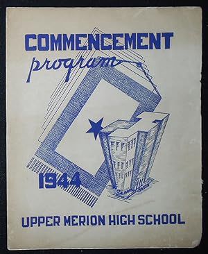 Commencement Program -- 1944 Upper Merion High School