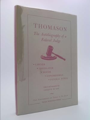 Seller image for Thomason: The Autobiography of a Federal Judge for sale by ThriftBooksVintage