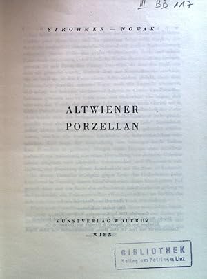 Imagen del vendedor de Altwiener Porzellan. Wolfrumbcher ; Nr 3 a la venta por books4less (Versandantiquariat Petra Gros GmbH & Co. KG)