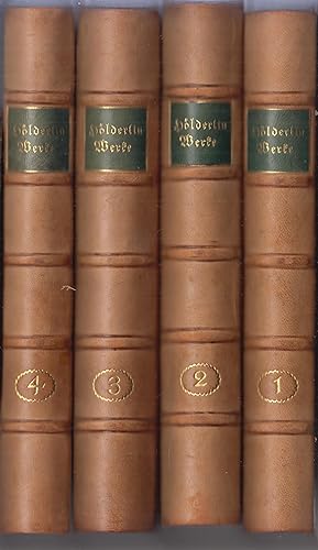 Hölderlins Werke in vier Bänden Herausgegeben von Manfred Schneider