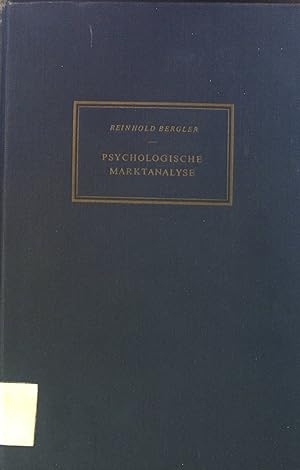 Immagine del venditore per Psychologische Marktanalyse. venduto da books4less (Versandantiquariat Petra Gros GmbH & Co. KG)
