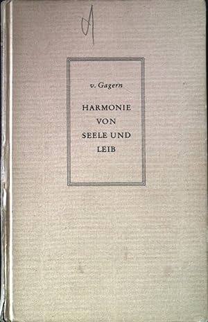 Imagen del vendedor de Harmonie von Seele und Leib. Seelenleben und Seelenfhrung, Band III. a la venta por books4less (Versandantiquariat Petra Gros GmbH & Co. KG)