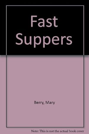 Imagen del vendedor de Fast Suppers a la venta por WeBuyBooks